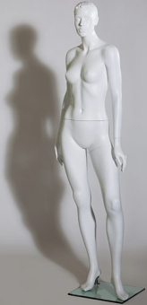 CFWW 031 \ Манекен женский скульптурный белый, H1750 мм - RVL.052.WH