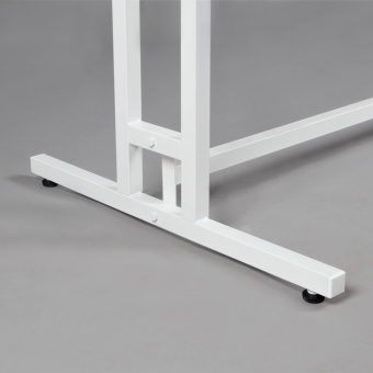 Стойка напольная для одежды, с полкой, H1350 мм - СТ-136П-Л(б/б)