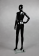 Манекен женский ростовой, черный глянцевый, H1730 мм - FAM-11/A-3(черн гл)