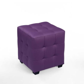 Банкетка (пуфик), цвет фиолетовый, H405 мм - BN-007L(фиолет)