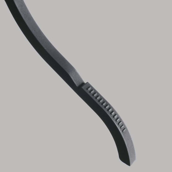 Плечики для одежды с покрытием soft-touch, L405 мм - АМ903(черн)