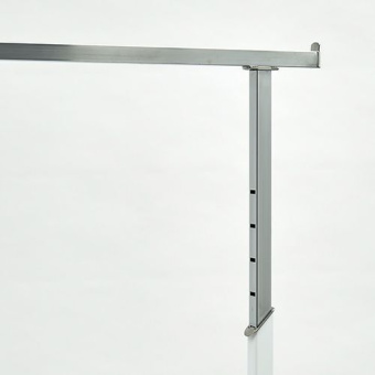 OMV-001.PR \ Вешало регулируемое, белое, H1200-1750 мм - VHL.015.V2.CH.9016MU.25