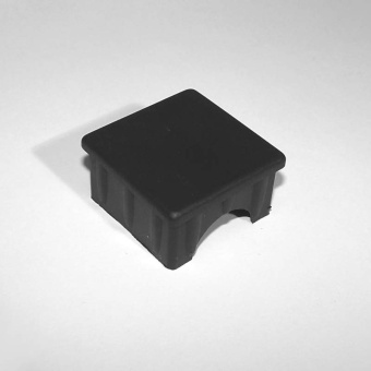 Заглушка пластмассовая, цвет чёрный - TPQ01(чёрн)