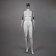 Манекен женский абстрактный в полный рост, H1730 мм - FAM-05/A-1(бел/хром)