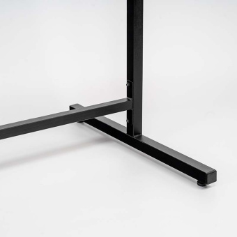 Вешало двухъярусное, регулируемое по высоте, черное, H1770-2270 мм - СТ-125Н-Л(черн)