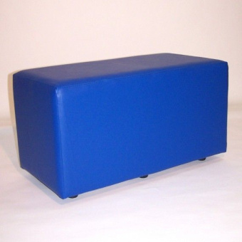 Банкетка (пуфик) прямоугольная, цвет синий, L700 мм - BN-001(син)