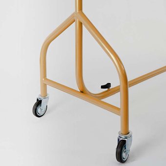 Вешало напольное двухъярусное передвижное, H1420-2250 мм - СТ-021-Л(зол)