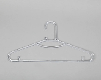 Вешалка для одежды пластиковая, размер одежды: 44-46(M), L400 мм - В-217